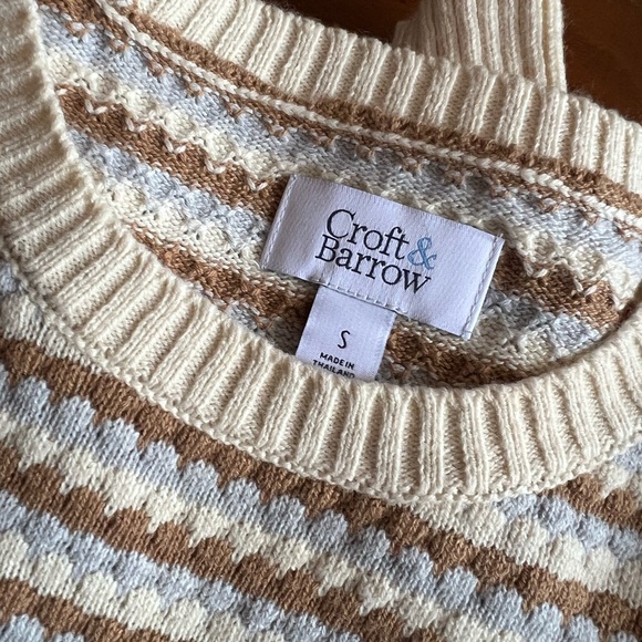Croft & Barrow Striped Sweater - Picture 3 of 5